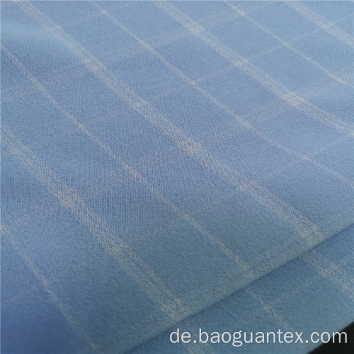 Überprüftes Muster 100% Polyester Chambray Fancy Fabric